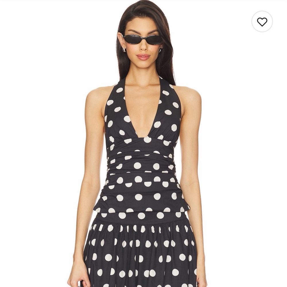 Lovers + Friends Deven  Polka Dot Top